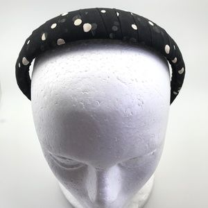 Black & White Polka Dot Headband - NWOT